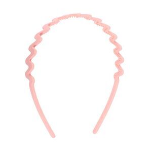 Classic Elegant Frosted Wavy Hairband Pink